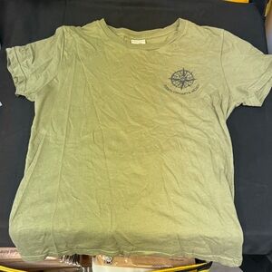 Papaya Company Fresh & Comfort Sportswear Olive Green SM T-Shirt 50% cotton poly